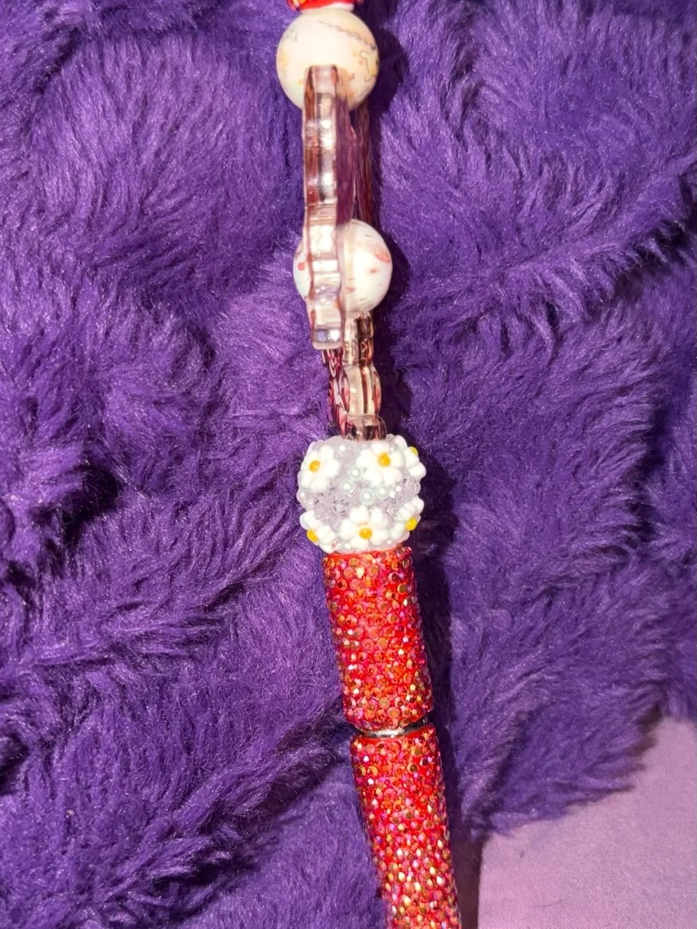 Tigger’s Daisy Bounce Custom Beaded Pen | Sparkly Disney Rhinestone Pen